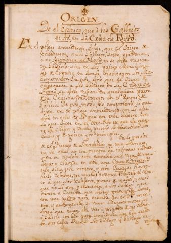 Origen de el Chasco, que à los gallegos se dá... (Producción: 1756-1757)